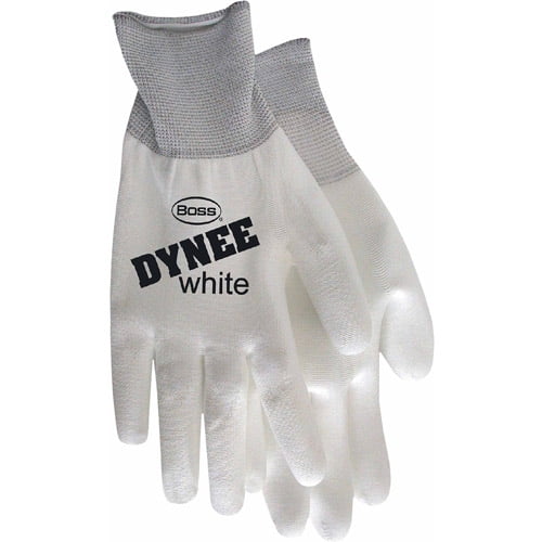Boss 5000L Large Dynee White Gloves