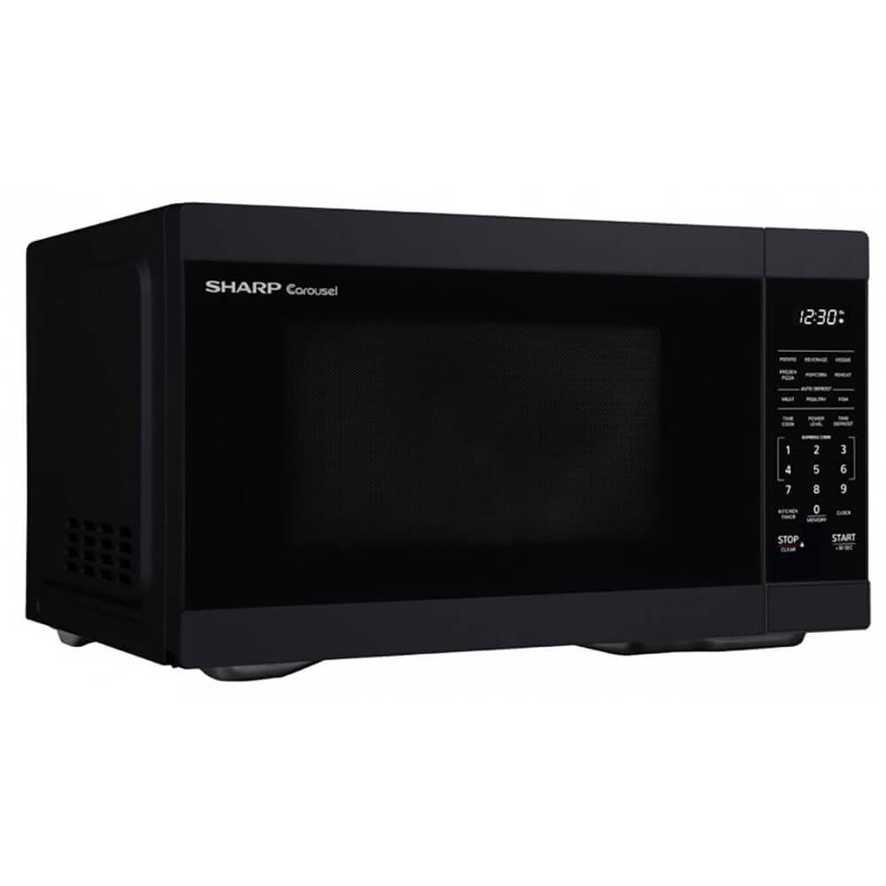 Sharp 1.1 cu. ft. 1000W Countertop Microwave Oven, Black