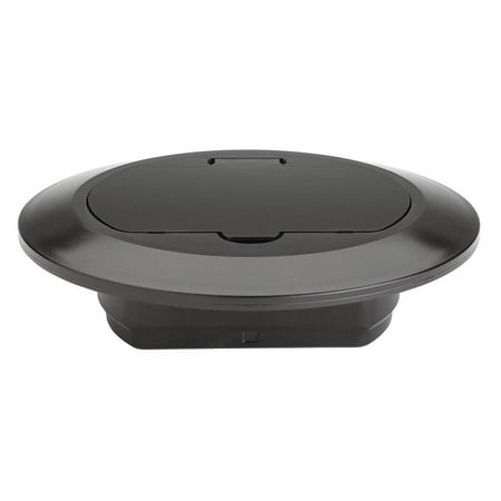 Slater Plastic Brown 1-Gang Round Floor Box Cover