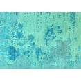 thumbnail image 1 of Ahgly Company Indoor Rectangle Abstract Light Blue Modern Area Rugs, 4' x 6', 1 of 4
