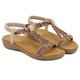 thumbnail image 1 of Sandalias con punta abierta para mujer cómodas sandalias planas elásticas sandalias con punta abierta para mujer, 1 of 9
