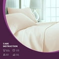 thumbnail image 4 of Superior Cotton Flannel Solid Sheet Set Twin XL Light Blue, 4 of 5