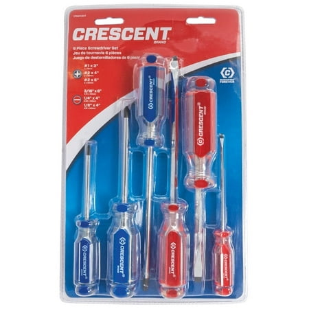 

Crescent Crescent CPS6PCSET Phillips & Slotted Screwdriver Set 6 Piece