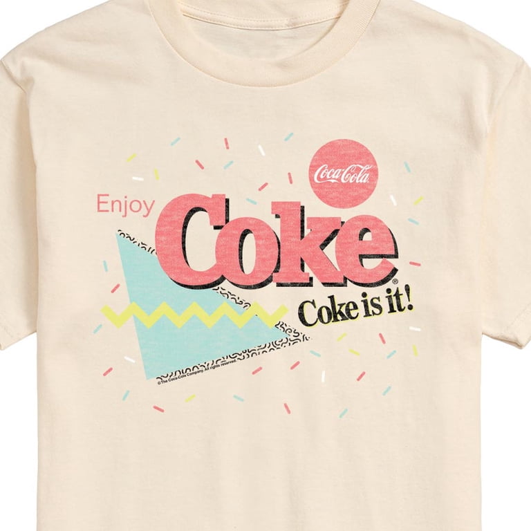 Coca-Cola T-shirt à manches courtes pour homme, Noir