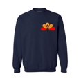 thumbnail image 1 of Awkward Styles Thanksgiving Crewneck Turkey Sweatshirts Pocket Print, 1 of 5