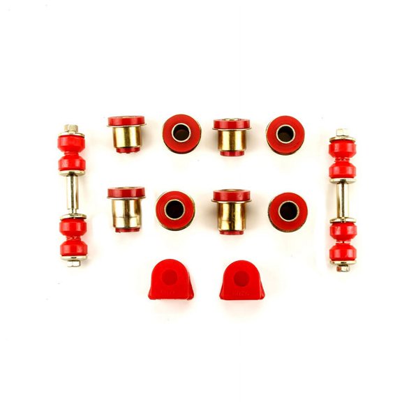 Red Poly Front End Suspension Bushings Set 1968 - 1974 Chevrolet Corvette