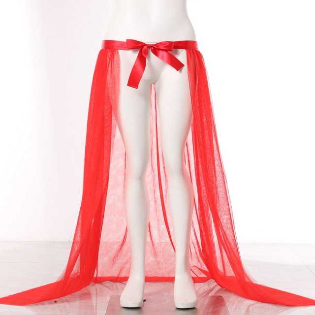 Women Tulle Tutu Long Skirts Wedding Party Cocktail Prom Bandage Mesh Maxi Dress
