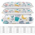 thumbnail image 2 of HAHDAXIA Cute Child Pattern Bedding Solid Comforter Set for All Seasons,3 Pieces(1 Comforter+2 Pillowcases),Soft Microfiber Bedding Set King(90"x90"), 2 of 7
