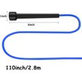 thumbnail image 2 of 4 Pack 9 Feet Jump Rope Set Adjustable PVC Jump Rope for Cardio Fitness Colorful Outdoor Jump Ropes Versatile Jump Rope for Exercise, Black, Hot Pink, Yellow, Blue, 2 of 7