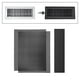 thumbnail image 3 of Floor Air Vent Cover PVC Floor Register Vent Cover for Vent Filters mayimx Cubierta de ventilación de piso, 3 of 9