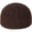 Coffee, variant on Casual Muslim Prayer Hat Breathable Muslims Knit Cap Hollow Out Cap Lightweight Woven Cap Roll Up Edge Caps for Men Adult