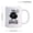 【white】, variant on 11oz gothic raven coffee mug features a striking black and white ceramic design, showcasing a mysterious crow with a thought bubble that reads "I Need The Shines". Perfect for enjoying both tea