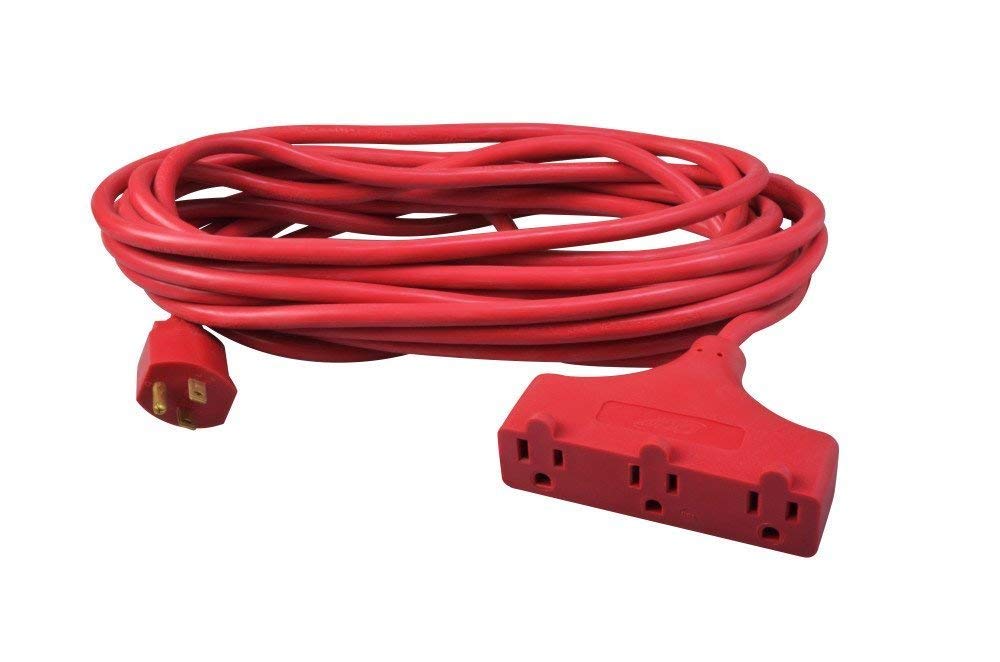 $29.16 (reg. $87.47) Coleman Red 3-Outlet Round Extension Cord at Walmart!