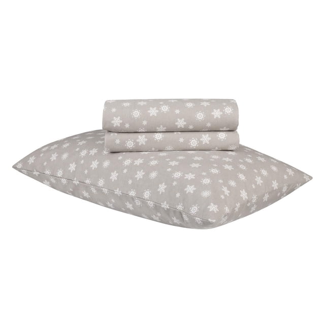 Ensemble de draps en flanelle des Fêtes