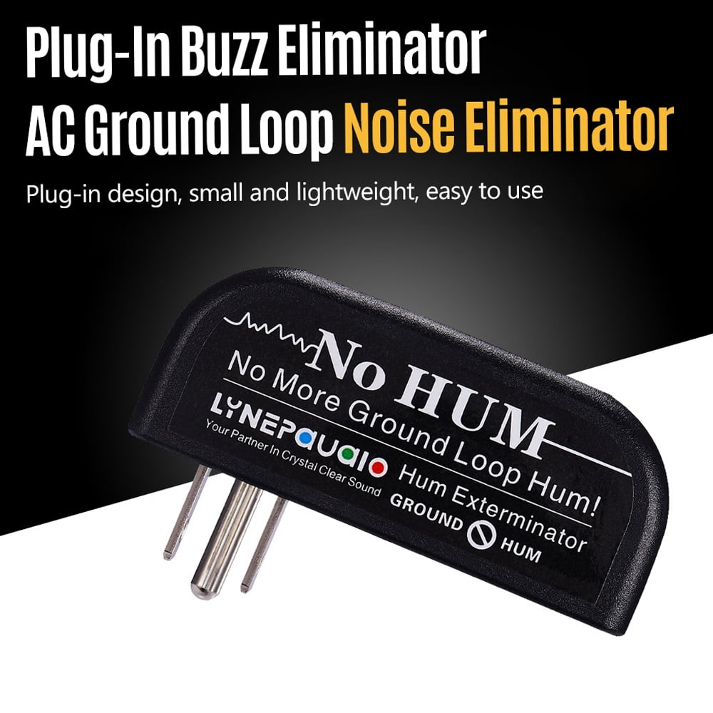 ammoon LINEPAUDIO Buzz Eliminator AC Ground Loop Noise Eliminator Plug-In AC Buzz Killer Hum Eliminator Noise Canceller