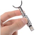 thumbnail image 3 of Cuchillo giratorio ajustable Cuchillo giratorio para tallar Práctico cuchillo giratorio de corte de cuero de acero inoxidable ajustable Herramienta de trabajo artesanal de cuero con llave hexagonal para bricolaje Herramienta de trabajo de cuero tallado artesanal brillar Electrónica, 3 of 4