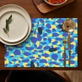 thumbnail image 5 of Camouflage Linen Placemats Set Of 4, 18x12 Inch Polyester Dining Table Mats, Heat-Resistant, Waterproof, Non-Slip, Easy-Clean Table Linens for Home, Outdoor, Restaurant & Party, 5 of 6