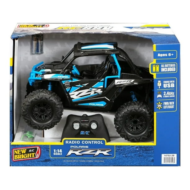 Auto de Control Remoto RZR Azul New Bright Polaris RZR