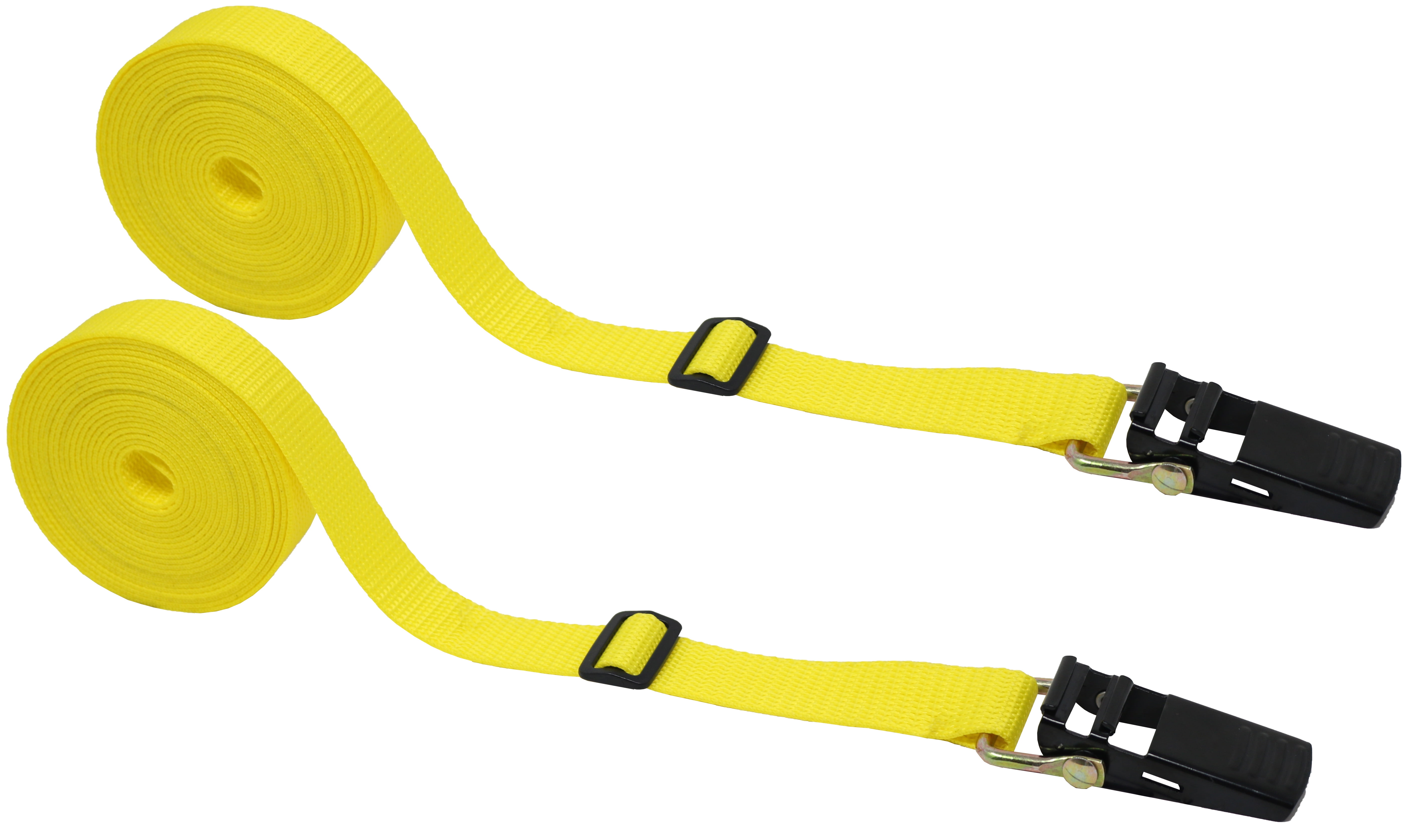 CustomTieDowns 2 Pack, 1 Inch x 13 Foot Quick Release Endless Loop Tie Down, Adjustable 3bar