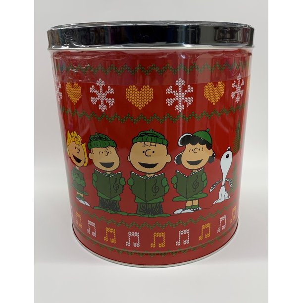 Signature Brands Peanuts 24 Oz Holiday Popcorn Tin Walmart Com Signature Brands Peanuts 24 Oz Holiday Popcorn Tin Walmart Com