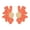 orange, variant on New 2025 stud earrings: Retro alloy floral stud earrings with elegant patterns