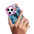 thumbnail image 5 of NLEACase for iPhone 15 Pro Max Case,Beautiful Impact Protection Ocean Whale Flowers Phone Case, Pink, 5 of 7