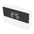 LED Digital Alarm Clock Simple Modern High Definition Display Mirror