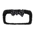 thumbnail image 1 of Bling Coche Interior Retrovisor Espejo Cubierta Imitación Cristal con Lazo Nudo Negro, 1 of 1