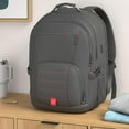 thumbnail image 2 of 50L Travel Backpack, Extra Large Backpack, Laptop Backpack for Men, big Backpack, Water Resistant TSA Approved Business Work College School Computer Bag with USB Port, Fits 17 Inch Laptops, 2 of 4