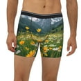 thumbnail image 2 of Disketp Mountain Daisy Meadow Men's Boxer Briefs Men’s Underwear Boxer Briefs for Men, 2 of 7