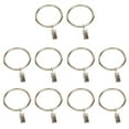 thumbnail image 5 of Mdesiwst 10Pcs Sturdy Metal Curtain Clip Rings Easy to Use Smooth Pull Space-Saving Load-bearing Curtain Rings, 5 of 8