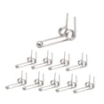 thumbnail image 2 of kowaku 10 Pieces Double Return Torsion Spring Replacement Carbon Steel for Curling Iron 30mm, 2 of 8