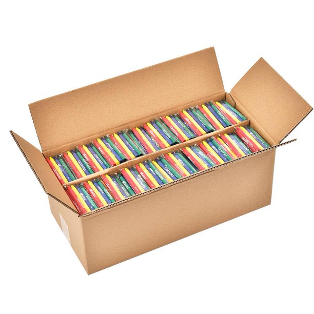 Crayones Madisi, paquete a granel, 1600 unidades, 4 colores, tamaño regular