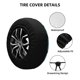 thumbnail image 2 of Balery Animal Pirate Cubiertas para Neumáticos - Protector Resistente para Neumáticos de Camioneta, SUV, Remolque, Camper y RV-16 inch, 2 of 6