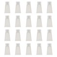 thumbnail image 2 of Paquete de 20 botellas vacías de tubos de plástico recargables, botellas de muestra para champú, crema de manos, loción corporal, 30 ml , tal se describe, Gorra con Gorra con tapa esmerilada Macarena Botella recargable vacía, 2 of 8