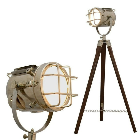 Modern Floor Lamp Searchlight With Hollywood Tripod Vintage Handmade Searchlight Corner Lamp Light Nautical Floor Lamp Decorative
