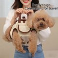 thumbnail image 2 of Maytalsory Sangles pour Chien Mains Libres Bretelles d'Épaule, et l'Épaule Rend la Vie Facile Sac, Cage - (Brun), 2 of 6
