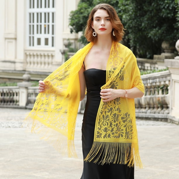 gold shawls for dresses Gold Metallic Wedding Shawl