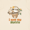thumbnail image 4 of Inktastic Sloth I Love My Granny Boys or Girls Baby T-Shirt, 4 of 5