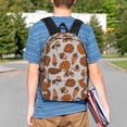 thumbnail image 4 of Easygdp Pinecone Autumn Pattern Mochila Ligera de 15 Pulgadas para Estudiantes, Mochila Cómoda para la Escuela y Viajes, Correas Ajustables, 4 of 6