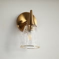 thumbnail image 6 of LNC Ruthebic 4.5-in W 1-Light Polished Gold Modern/Contemporary LED Wall Sconce, 6 of 14