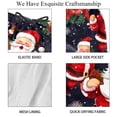 thumbnail image 4 of luoweisi Men's Beach Shorts Quick Dry Swim Trunks with Mesh Lining Christmas Santa Claus L, 4 of 5