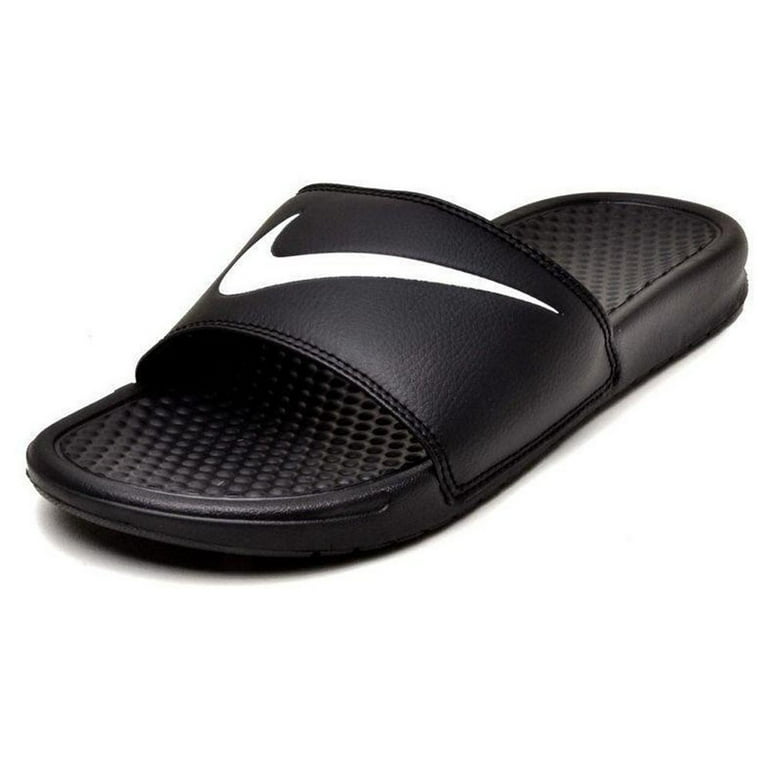 Fredag vand Brawl Nike Men's Benassi Swoosh Sandal, Black/White, 312618-011 (13 D(M) US) -  Walmart.com