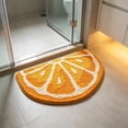 thumbnail image 6 of BSMAT Semicircle Fruit Mat, 16" x 24 " Cute Absorbent Anti-Slip Shower Mat, Summer Welcome Mat for Bathroom Doorway Kitchen Bedroom Bathtub Rug, 6 of 7