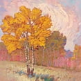 thumbnail image 2 of Reynolds, Graham 26x26 White Modern Wood Framed Museum Art Print Titled - Tree Line I, 2 of 4