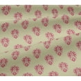 thumbnail image 5 of oneOone Cotton Poplin Fabric Leaves & Floral Block Print Sewing Fabric BTY 56 Inch Wide, 5 of 5