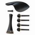 thumbnail image 5 of Yokua 4Pcs Violin Rep Accessories Kit Violin Chin Rest Chinrest with 4 Tuning Pegs, 5 of 21