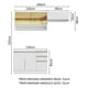 thumbnail image 2 of Cocina Integral Completa 200cm Madesa 08 Blanco, 2 of 9