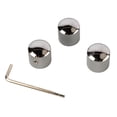 thumbnail image 2 of 3PCS Guitare Double Empilés Boutons de Commande Boutons de Guitare en Métal Volume de Remplacement Boutons de Commande de Tonalité pour Guitare Électrique Basse, 2 of 8