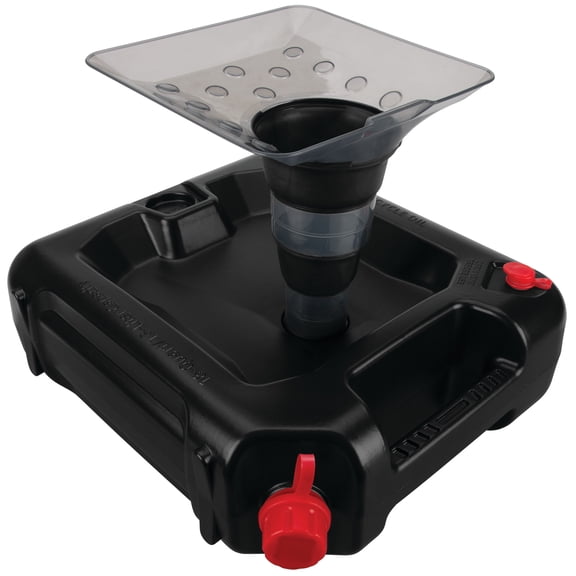 Performance Tool W4082 16 Quart Automotive Drain Container & Funnel